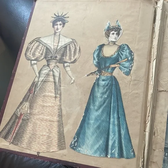 Antique early designer of fashion industry album scrapbook - Picture 1 of 17